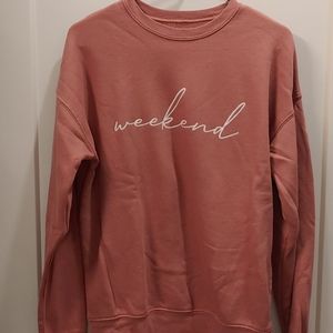 Womens Pink Lily Sweatshirt